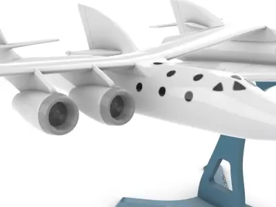 Vigin Galactic White Knight  3D print model