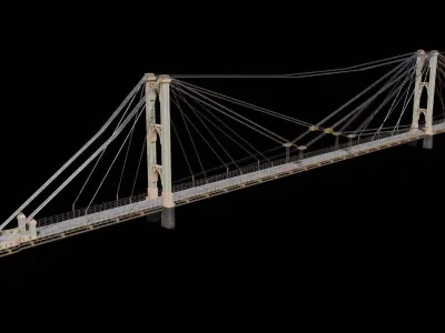 Syria Landmarks Low-poly 3D model