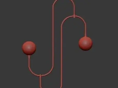 Untitled two balls 3D model