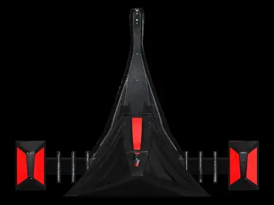 Star Trek Osler-Class Starship Low-poly 3D model