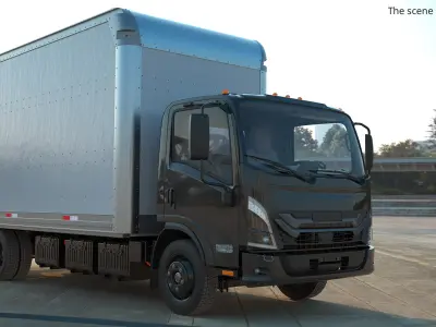  Electric Cargo Truck 176 Inch 2025 Rigged 