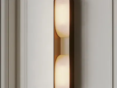 Loop Double LED Wall Sconce by Boyd Lighting 3D model