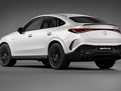 2024 Mercedes-Benz GLC 43 AMG Coupe 3D model