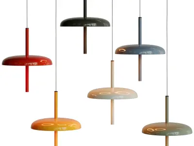 Nexia Porte Suspended Lamp In 6 Colors 3D model