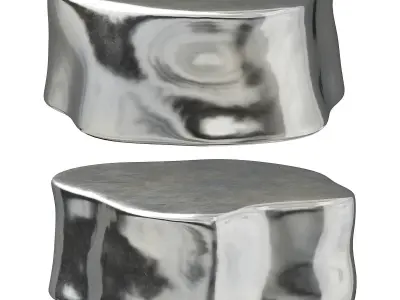 Roche Bobois cocktail table Silver Tree 3D model