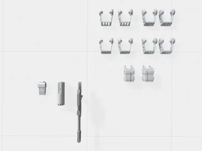 HG Revive RX78 prototype Gundam Conversion Kit  3D print model