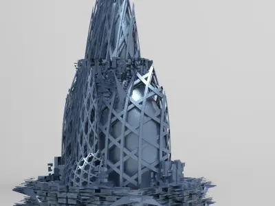 cyberpunk weaved collection  3D model