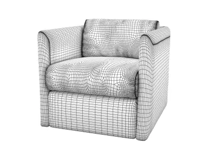 Dunbar Club Chair 3D model