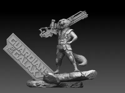 Guardians Of The Galaxy - Rocket  3D print model