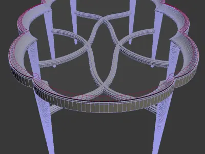 Caracole Lilian Cocktail tables 3D model