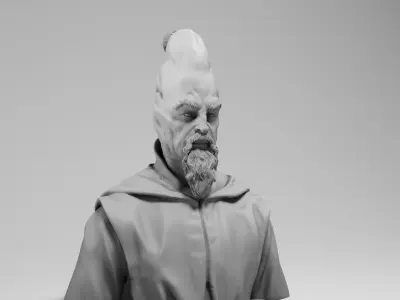 Silas Carson - Ki Adi Mundi - Star Wars Episode I 3D print model