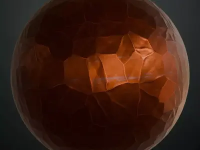 Var Metal Hammered PBR Seamless Texture