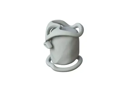 SciFi Shape Object Low Poly n Low-poly 3D model