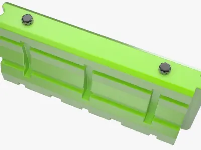Traffic Barrier 1 3D model