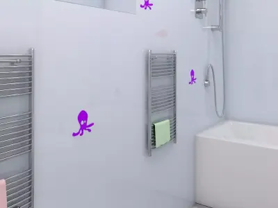 bathroom interior 4 3D model