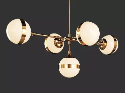 BRIO CHANDELIER Low-poly 3D model