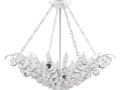 Currey and Company - Quantum Chandelier Lighting 3D model
