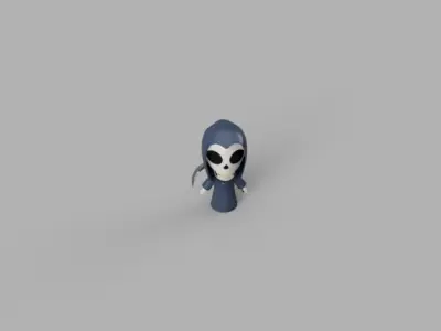 Marvel Comics Mini Death Dave Shooter 3D model