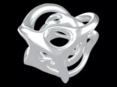 Abstract Shape v40 002 Low-poly 3D model