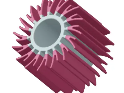 Premium Heat Sink Toy 3D model