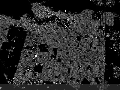 Vancouver Streets and Buildings 3D model