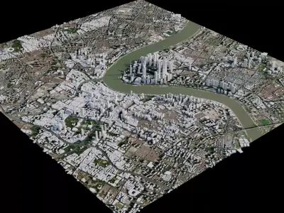 Shanghai - China 3D model