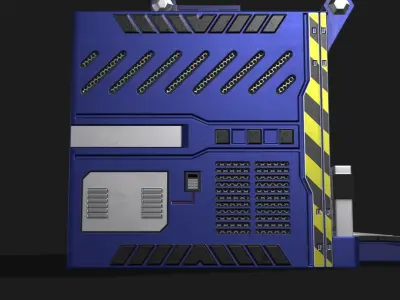 Square Portal Low-poly 3D model