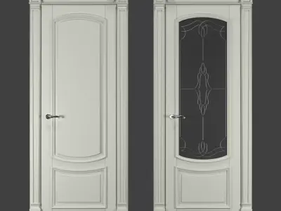 Classic doors 3D model get