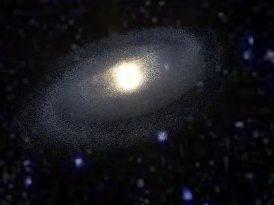 Milky Way Galaxy 3D model