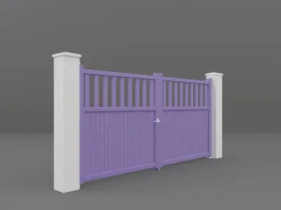 Outdoor Gate 3D model