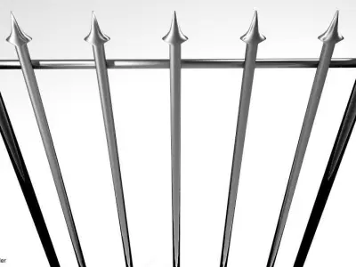 Steel Gate Type 1 3D model
