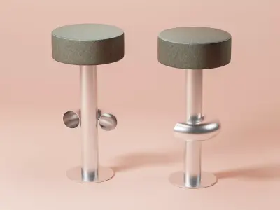 AXEL CHAY TABOURET DE BAR 3D model