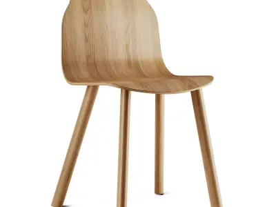 Sancal Boby Wood Chair 3D model