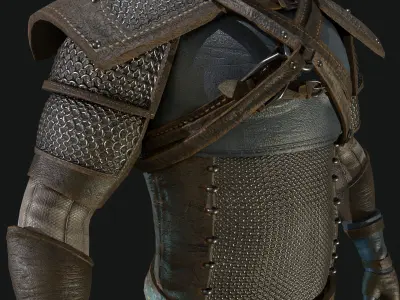 Next Generation Wizard Armor Set Low-poly 3D model