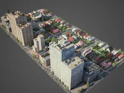 City District A4-R13 3D model