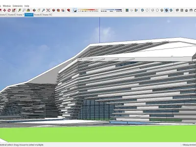 Sketchup Cultral Center G8 3D model