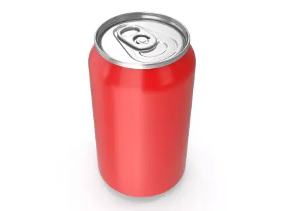 Cola Can - Close Low-poly 3D model