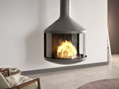 Hubfocus Fireplace 3D model