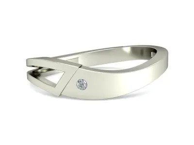 Women Ring  Render 3dm STL OBJ FBX Details 3D print model 74