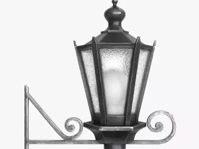 Street Light v4 Low-poly 3D model