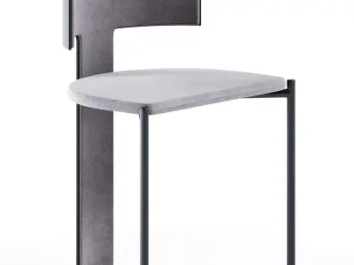 Chair Zefir by Baxter 3D model