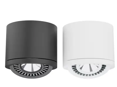 led cob downnlight Low-poly 3D model