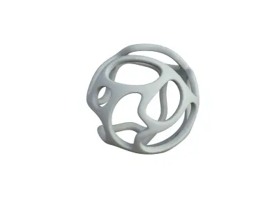 SciFi Cube Object No 36845 Low Poly Shape Texture