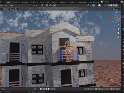 building and good looking  environment    3D model