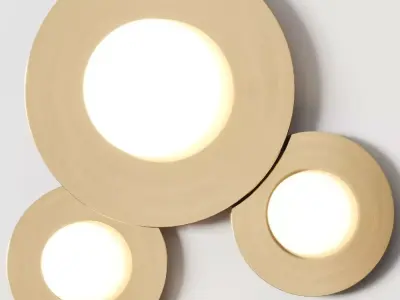Miloox Hat Wall Lamps 3D model