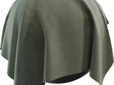 Corduroy Fabric Texture PBR Texture