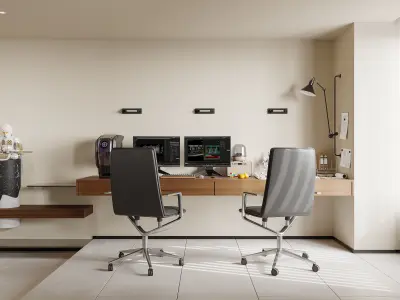 apartment interior scenes     3D model 4