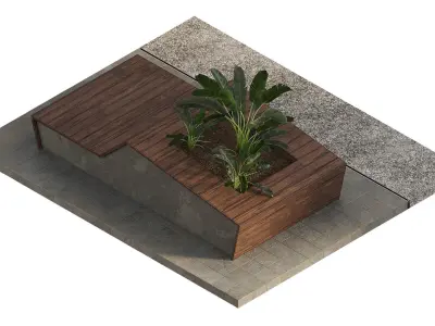 Outdoor furniture 1 3D model
