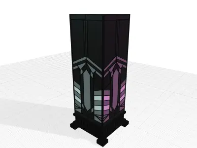 Craver Pillar Table Light Lamp 3D model