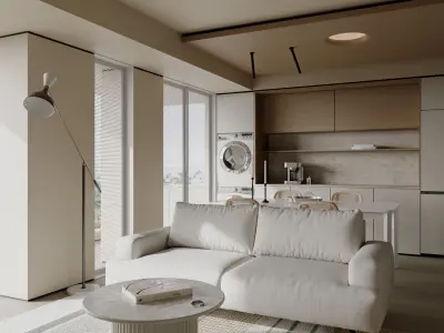Apartment interior scenes     3D model 27